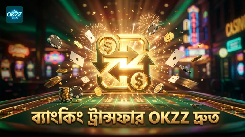 ব্যাংকিং ট্রান্সফার দিয়ে OKZZ ডিপোজিট দ্রুত সম্পন্ন হয়