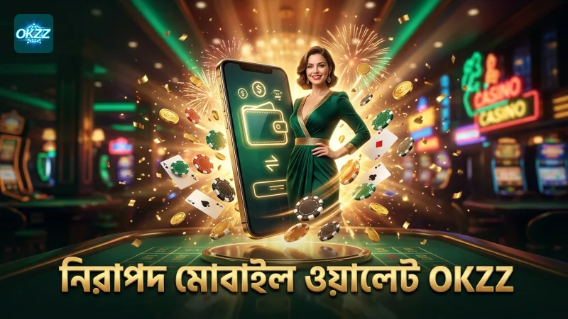 মোবাইল ওয়ালেট ব্যবহার করে OKZZ-তে নিরাপদ অর্থ জমা