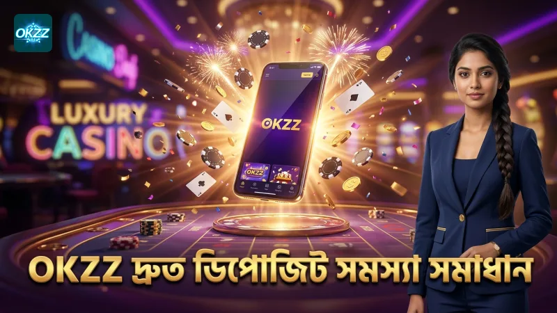 ডিপোজিট ও উইথড্রয়াল সমস্যা OKZZ প্ল্যাটফর্মে দ্রুত সমাধান