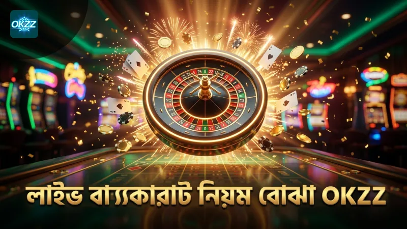 লাইভ বা্যকারাটের মূল নিয়ম ও খেলার ধাপ স্পষ্ট করা হয়েছে