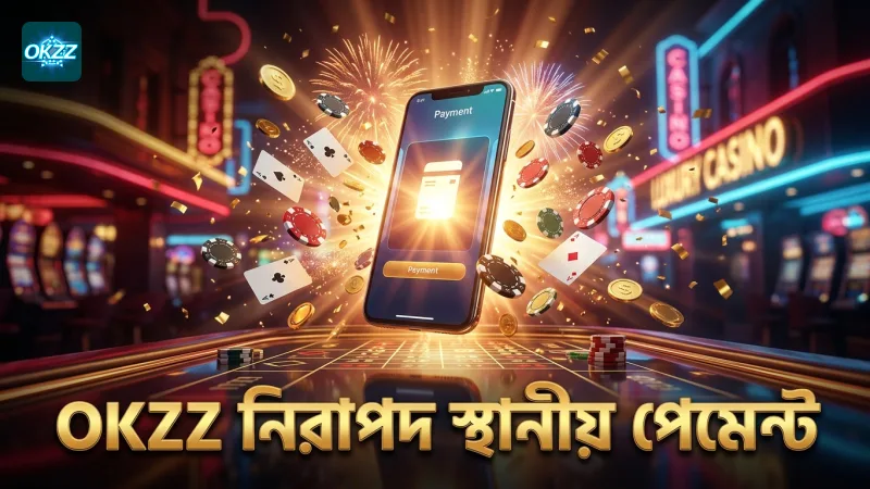 OKZZ দ্বারা নিরাপদ স্থানীয় পেমেন্ট নিশ্চিত করা হয়।