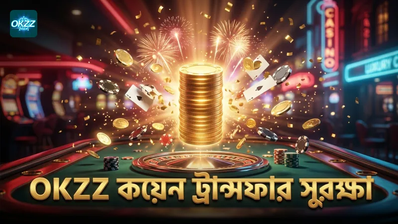 রিয়েল-টাইম কয়েন ট্রান্সফার সুরক্ষা নিশ্চিত করে OKZZ।